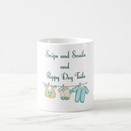 Whimsical Snips and Snagels and Puppy Dog Tails Koffiemok