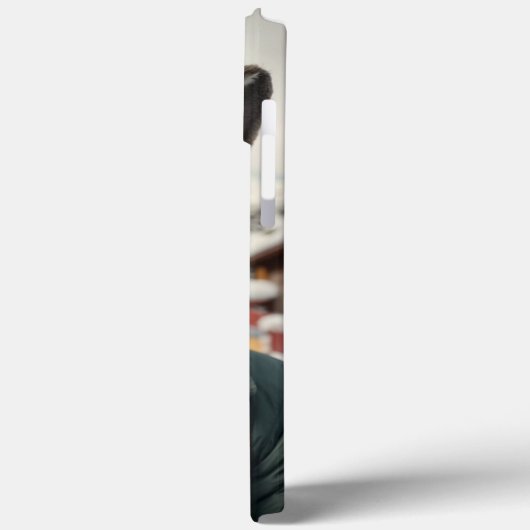 Whimsical Snowboarden Bunny Case-Mate iPhone Case (Achterkant / Links)