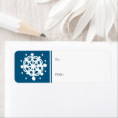 Whimsical Snowflake Gift Etiket (Insitu)