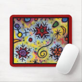 Whimsical Snowflake Mousepad - 9,25 x 7,75 inch Muismat (Met muis)