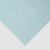 Whimsical Snowflakes in Aqua Blue Pattern Tissuepapier (Detail)