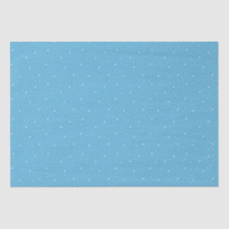 Whimsical Snowflakes kerstpatroon in blauw Tissuepapier