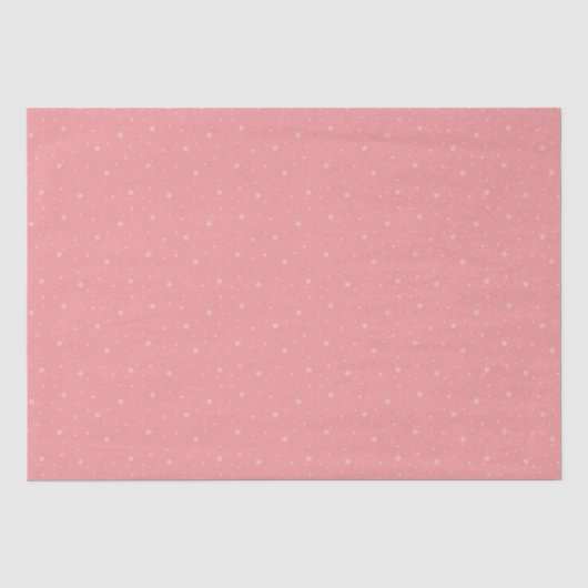 Whimsical Snowflakes Retro Christmas Pattern Pink Tissuepapier (Voorkant)