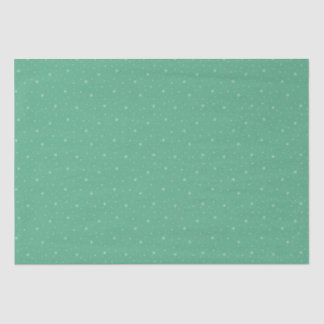 Whimsical Snowflakes Retro Kerstmispatroon Groen Tissuepapier