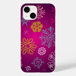Whimsical Snowflakes Winter Wonderland Case-Mate iPhone 14 Hoesje