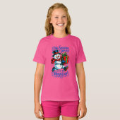 Whimsical Snowman Christmas Tee Festive Holiday T-shirt (Voorkant volledig)