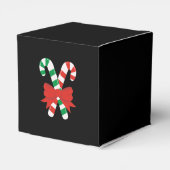 Whimsical Snowman in Winter Kerstmis Scene Bedankdoosjes (Achterkant)