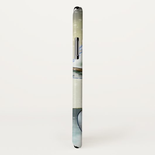 Whimsical Snowman in Winter Kerstmis Scene Case-Mate iPhone Case (Achterkant / rechts)