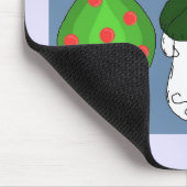 Whimsical Snowman met Birdhouse Muismat (Hoek)