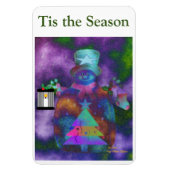 "Whimsical Snowman" Personaliseer 4 x 6 Magneet (Verticaal)