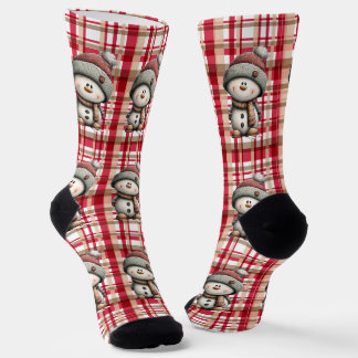 Whimsical Snowmen Kerstmis Sokken