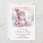 Whimsical Snowy Forest Kids Digital Download Xmas Kaart (Voorkant)