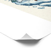 Whimsical Solar System Christmas Party with people Perfect Poster (Hoek)