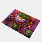 Whimsical Southwest Floral Talavera-stijl ezel Deurmat (Schuin)