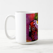 Whimsical Southwest Floral Talavera-stijl ezel Koffiemok (Links)