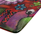 Whimsical Southwest Floral Talavera-stijl ezel Snijplank (Hoek)