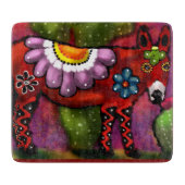 Whimsical Southwest Floral Talavera-stijl ezel Snijplank (Voorkant)