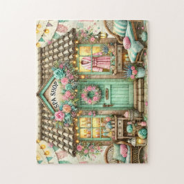 Whimsical Spa Shop Floral Cottage Relaxation Legpuzzel