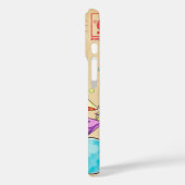 Whimsical Space Cat iPhone Case (Achterkant / Links)