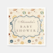 Whimsical Space Nursery Baby Shower Servet (Voorkant)