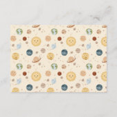 Whimsical Space Nursery Diapper Raffle Informatiekaartje (Achterkant)