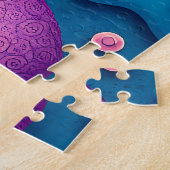 Whimsical Space Shapes - Kleurrijke Abstracte Kosm Legpuzzel (Zijkant)
