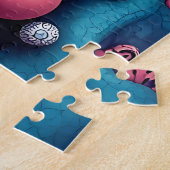 Whimsical Space Shapes - Kleurrijke Abstracte Kosm Legpuzzel (Zijkant)