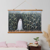 Whimsical spookmaïs veld olieverfschilderij hangend wandkleed (Slaapkamer)