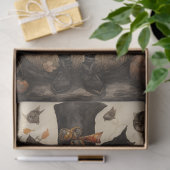 Whimsical Spooky Cat 2 Halloween Decoupage Papier (Geschenk)