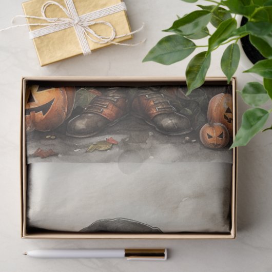 Whimsical Spooky Cat 3 Halloween Decoupage Papier (Geschenk)