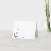 Whimsical Spooky Halloween Star Baby shower Bedankkaart (Achterkant)