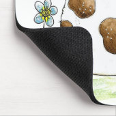 Whimsical Spotted Dog met Bird Muismat (Hoek)