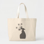 Whimsical Spray Bottle Cleaning Organizing Grote Tote Bag (Voorkant)
