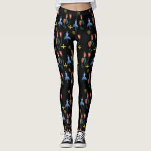 Whimsical Spring Art Leggings