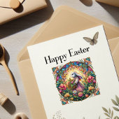 Whimsical Spring Art Nouveau paashaas Sticker