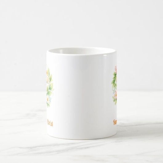 Whimsical Spring Cross Mug - Custom Easter Design Koffiemok (Center)