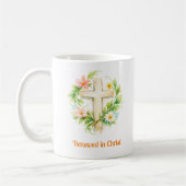 Whimsical Spring Cross Mug - Custom Easter Design Koffiemok (Links)