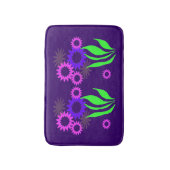 Whimsical Spring Flowers Bath Mats Badmat (Voorkant Verticaal)