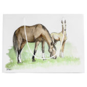 Whimsical Spring Horse Foal Groot Cadeauzakje (Voorkant)