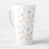 Whimsical Spring Meadow Ceramic Mug - Aesthetic Latte Mok (Linkerhoek)