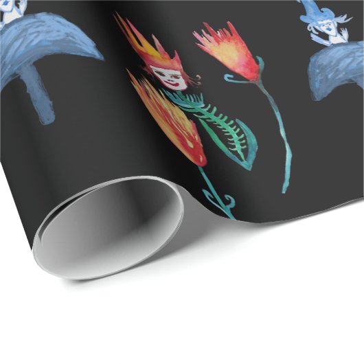 Whimsical Spring Mod Cadeaupapier (Rol Hoek)