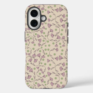 Whimsical Spring Vines – Floral Dotted Mobile Case