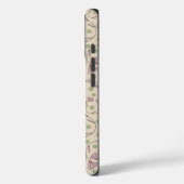 Whimsical Spring Vines – Floral Dotted Mobile Case (Achterkant / Links)