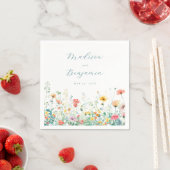 Whimsical Spring Wildflower Wedding Servet (Insitu)