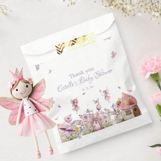 Whimsical Sprookjesachtige Baby shower Favoriete T Bedankzakje