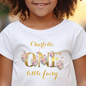 Whimsical sprookjestuin 1e verjaardagsfeestje kinder shirts