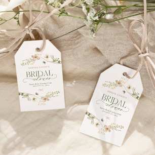 Whimsical Sprookjestuin & Strikken Bruidsdiner Cadeaulabel