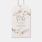 Whimsical Sprookjestuin & Strikken Bruidsdouche Cadeaulabel (Voorkant)