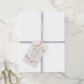 Whimsical Sprookjestuin & Strikken Bruidsdouche Cadeaulabel (Met Touw)
