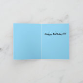 Whimsical Squirrel, het is een verjaardagskaart Bedankkaart (Binnen)